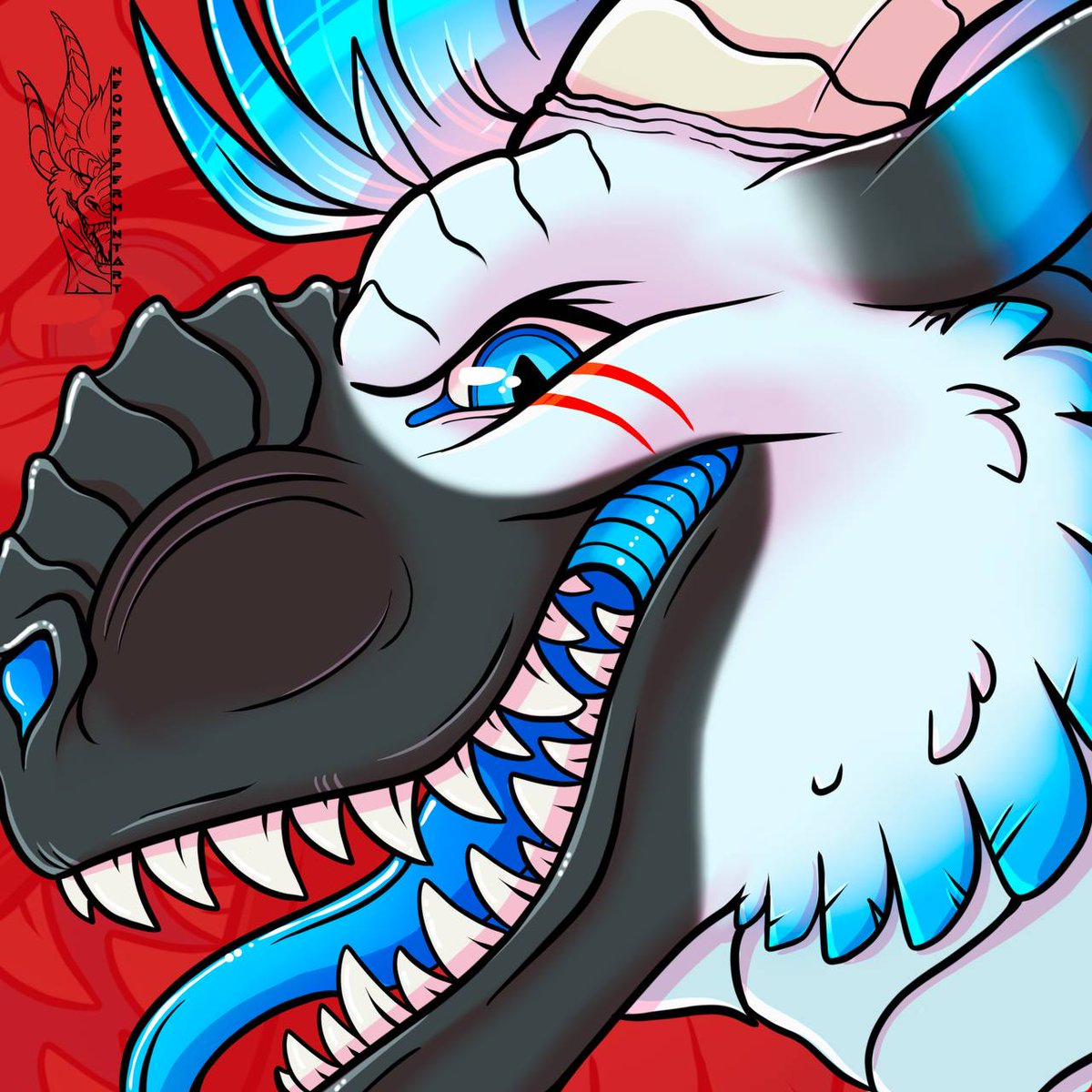 Neon_Peppermint's tweet photo. 🤔 #postyouroc #dragon #furry #ArtistOnTwitter https://t.co/Dwa4Hmj0sE