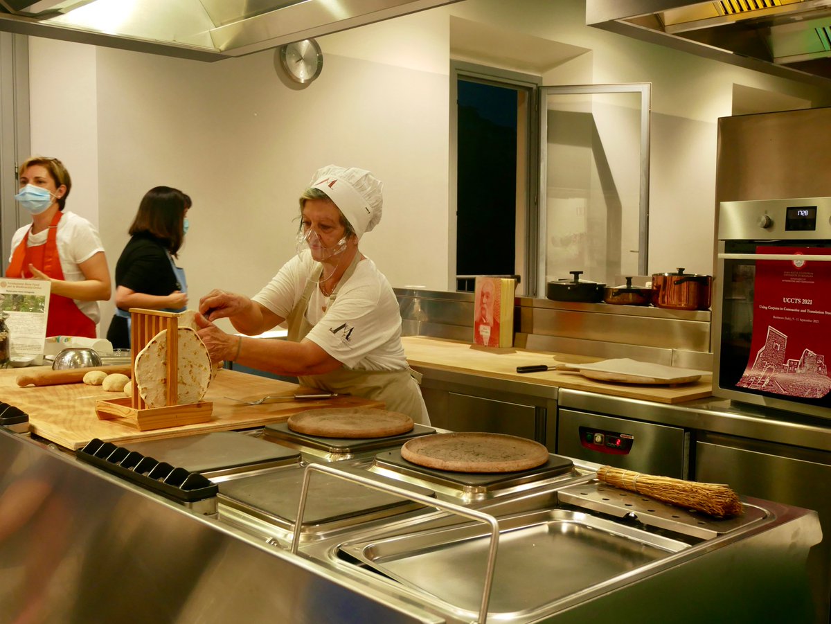 UCCTS2021's tweet photo. #Perks of attending the #UCCTS2021 "3D" conference:
Having enjoyed a demonstration of #piadina Romagnola at the famous #CasaArtusi and having learnt about #Italian gastronomic history and culture. https://t.co/L4zC9ClTBP