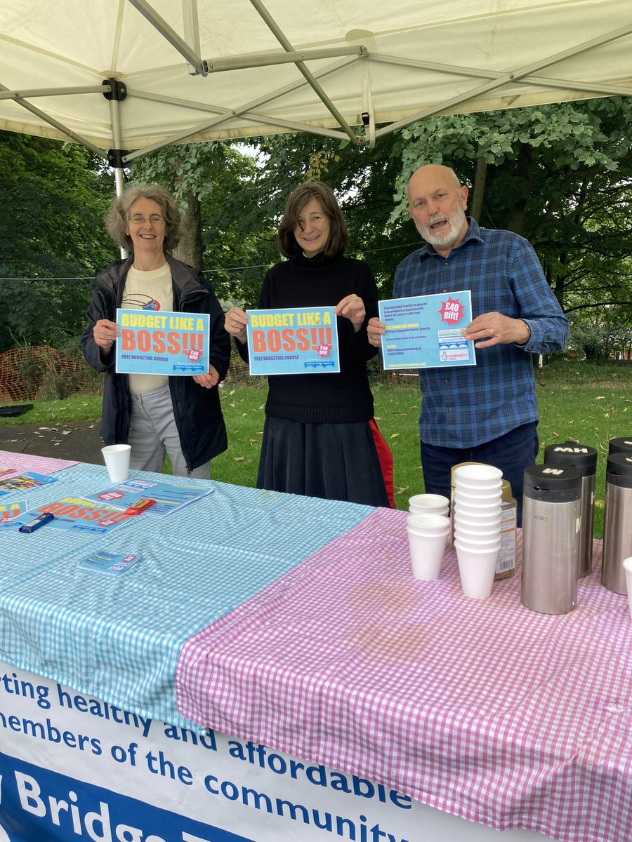 TogetherBridge's tweet photo. We’re at crow wood park promoting the #budgetlikeaboss course #sowerbybridge https://t.co/lfueeDPvKZ