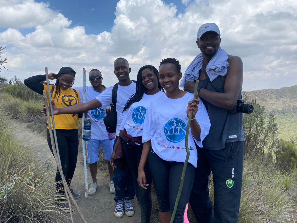 YALIAlumniKe's tweet photo. The last batch of alumni hitting Oloonongot Crater Point👏💪
Altitude 2560M🙌☑️⛰️⛰️
Putting our boots 🥾 on Mt. Longonot for a Reason 😉 Celebrating alumni &amp; all cancer survivors, creating awareness &amp; support the deaf community this month of September.
#CelebratingTransformation https://t.co/e80dSzUUHc
