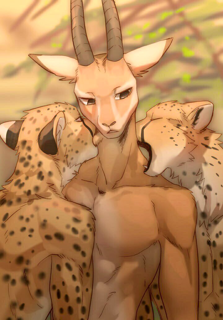 Любите наблюдать за дикими животными? Я недавно наткнулась на видеосюжет в одной программе, где антилопа, или кто это, не шибко сильна в этом, отдала себя на растерзание гепардам, чтобы спасти своих детёнышей, которые в это время убегали. Однажды я нашла слегка изменённый арт…