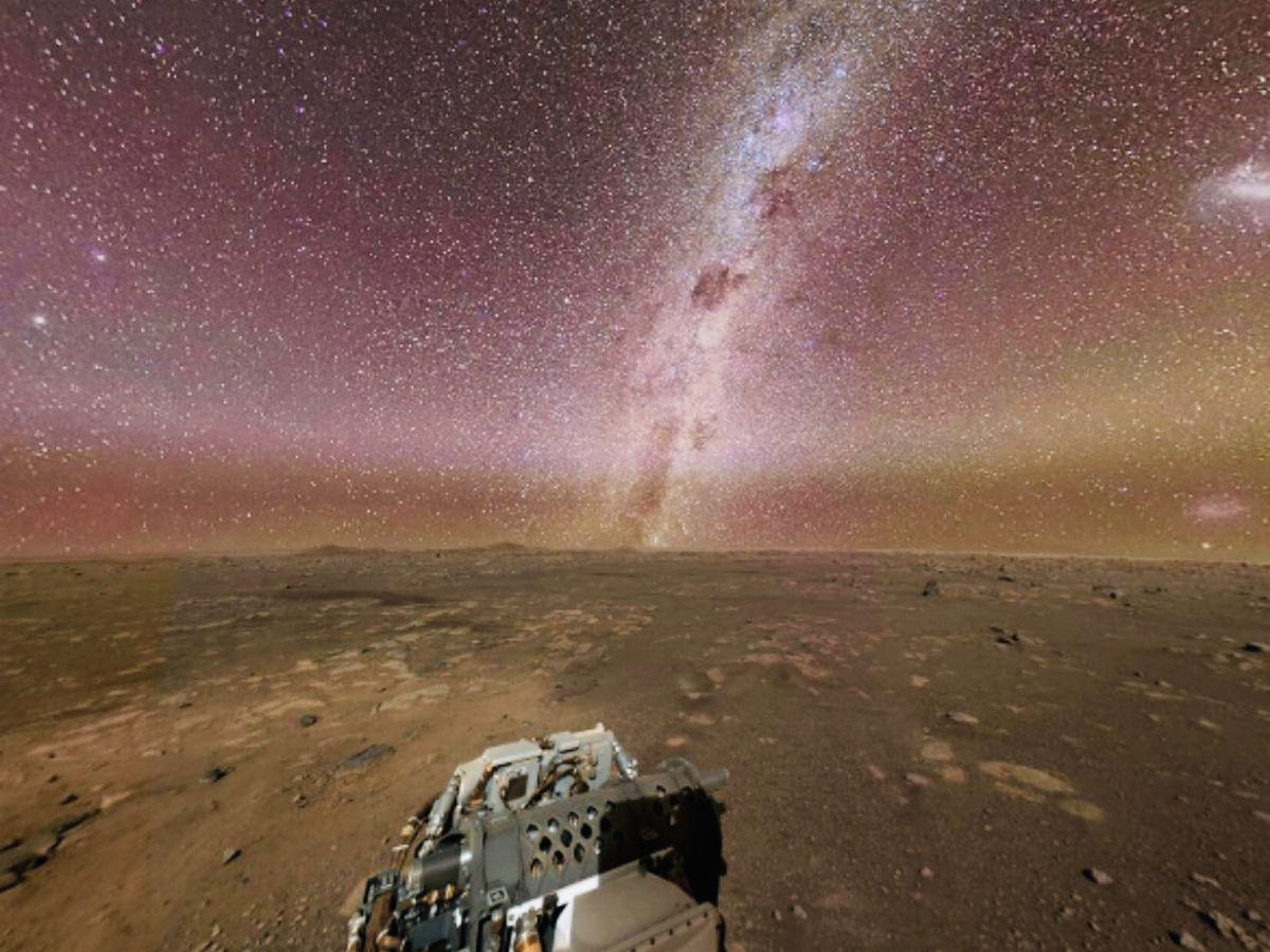 redditSpaceView's tweet photo. Night Sky View on #Mars https://t.co/3tyAgXvtlN