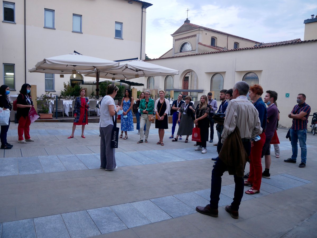 UCCTS2021's tweet photo. #Perks of attending the #UCCTS2021 "3D" conference:
Having enjoyed a demonstration of #piadina Romagnola at the famous #CasaArtusi and having learnt about #Italian gastronomic history and culture. https://t.co/L4zC9ClTBP