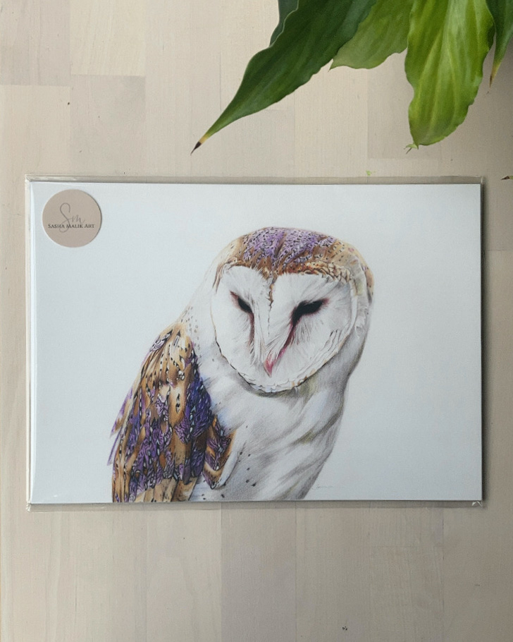 So pleased with how these prints turned out! You can find them in my Etsy store #WildlifeArt #OwlArt etsy.com/uk/listing/108…