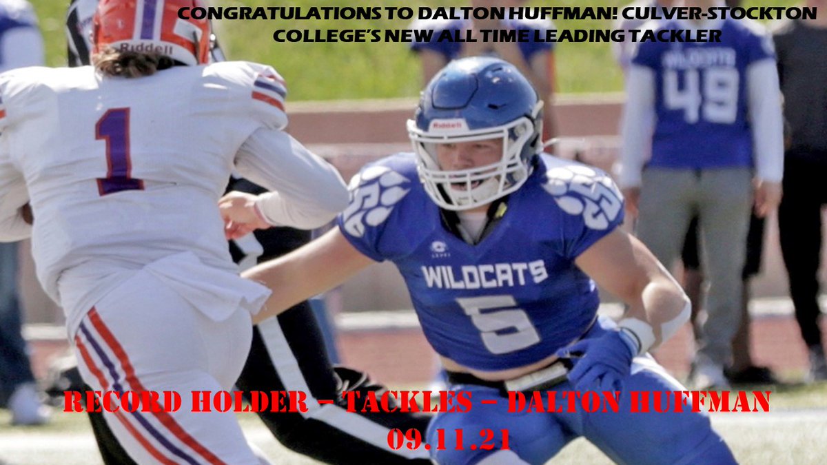 CoachCutshaw's tweet image. With 8 total tackles against Evangel, @Mr_Huffman54 becomes the ALL TIME LEADING TACKLER in school history. 

Congratulations to someone that defines everything the @CSCwildcatsFB program stands for. 

#CommitToThePAW 🏈🐾🔵⚪️⚫️