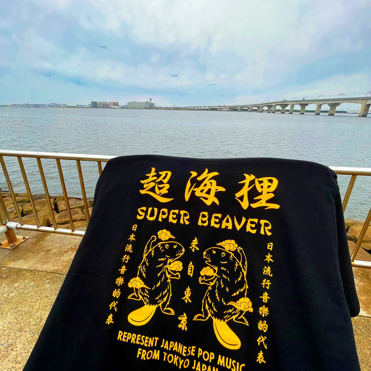 ビーバーの超海狸Tシャツお気に入り。 #SUPERBEAVER