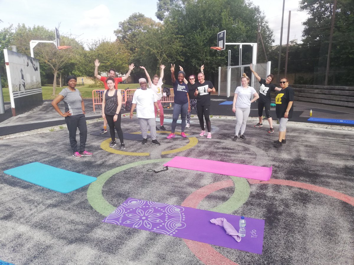 Great start to Sunday morning with full body workout in #langthornepark today, well done guys 💪🏾 <a href="/OurParksUK/">Our Parks</a> <a href="/wfcouncil/">Waltham Forest Council</a>