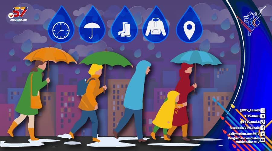 #PRECAUCIÓN☔️| Ante las fuertes precipitaciones: 

🌧️ Mantente informado de las previsiones meteorológicas. 

🚯 Evita arrojar basura a las corrientes de agua.

🚨 En caso de emergencia llama al 911.

#VacúnateYA