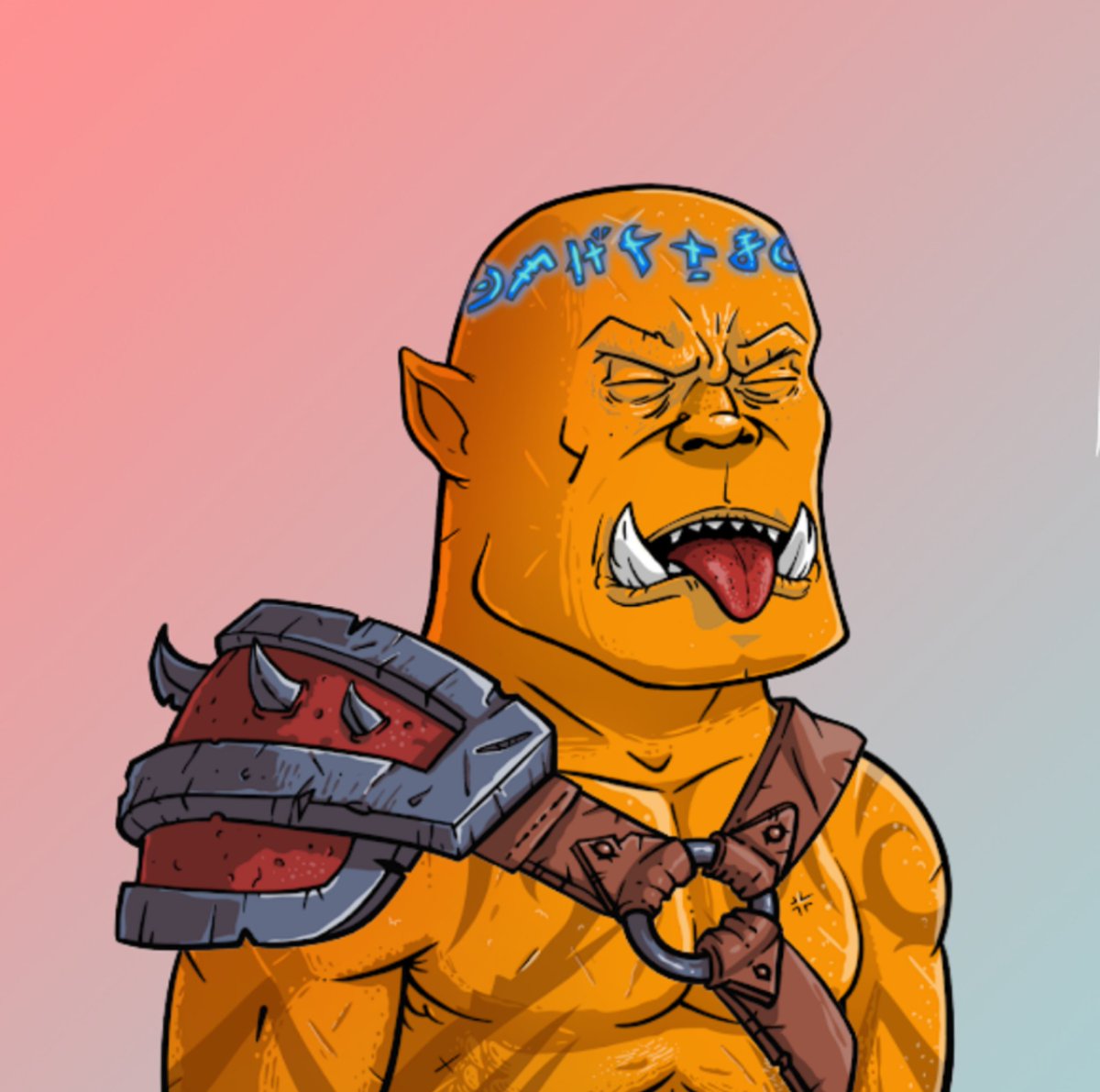 #NFTartist &amp; now #nftcollector!

Always been a fan of Orcs so I am delighted with #7403, great colour with some rare rune tattoos 👌🏼👌🏼

<a href="/GoblinGoons/">ORCZ | Goblin Goons</a> <a href="/trubbelmakaren/">Trubbel 🇺🇦🕊🦁🦖🐘🦉🍬🐶👻</a> 

#NFT #NFTs #NFTCommunity pic.x.com/IwZrV2lNaN