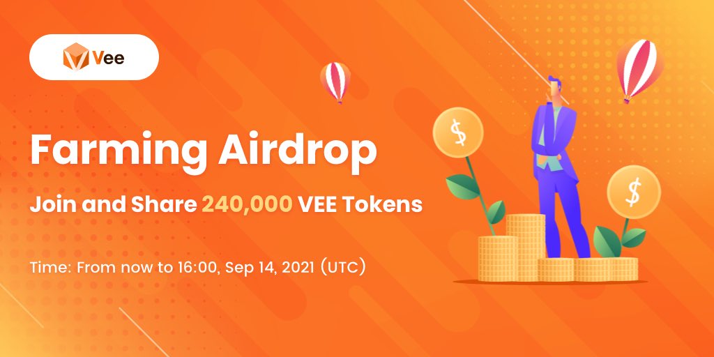 🧑‍🌾WIN 240,000 #VEE Token #Airdrop

1:Follow VEE Finance's social media
Twitter/Medium/Discord/Telegram

2:Retweet &amp; like post @ 3 Friends

3:Follow Guide to test docs.vee.finance/guides/farm

4:Submit Airdrop collection form: docs.google.com/forms/d/e/1FAI…

🔗Detail: docs.vee.finance/medium/farm-ai…