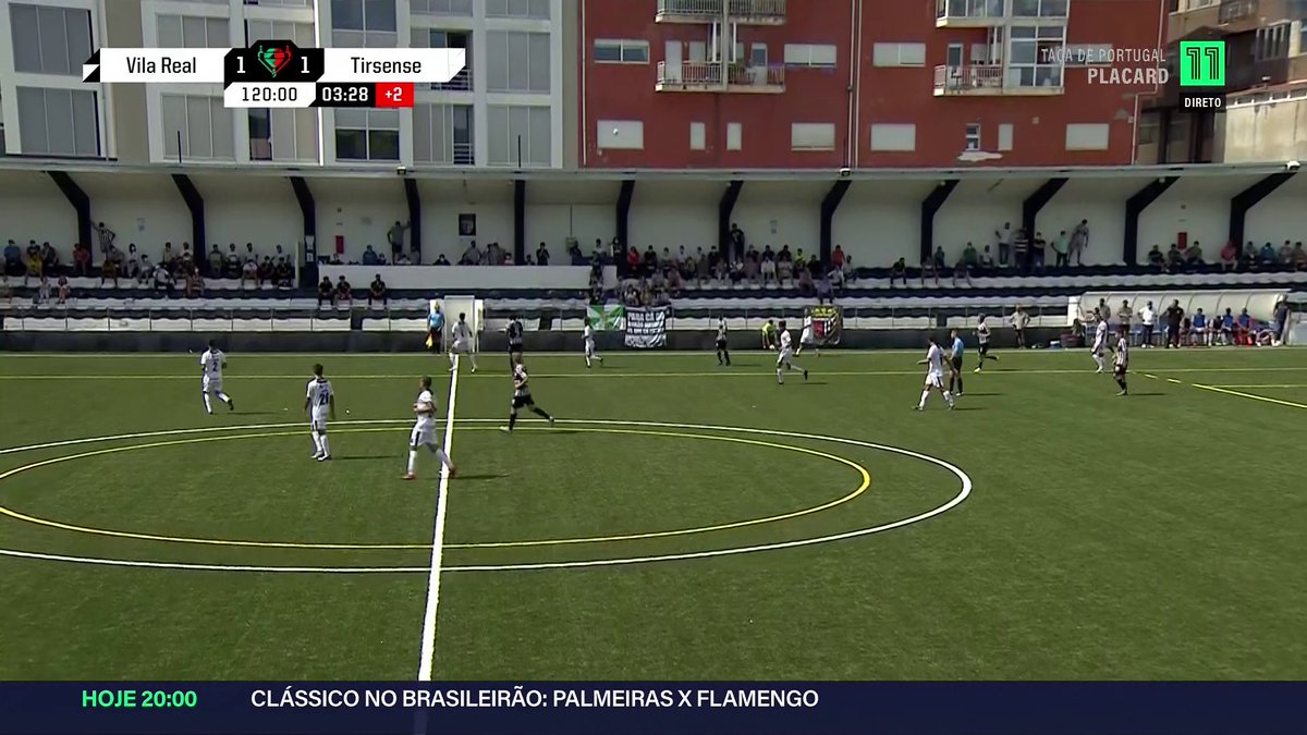 FutbolPortugal's tweet photo. #TaçadePortugal | A LOS PENALTIS:

#SCVilaReal 1 - 1 #FCTirsense [Miguel Carreira 19' // Júlio Alves 8']

📺 @Canal_11Oficial https://t.co/VjD3VPyEHI