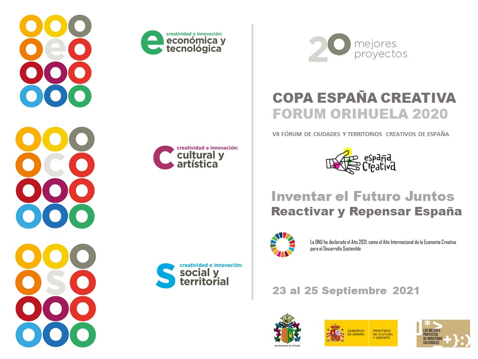 espanacreativa's tweet image. Arranca la Fase Final #CopaEspañaCreativa - 20 Mejores Proyectos en #FórumOrihuela2020 del 23 al 25 #Septiembre Auditorio CAM #Orihuela
*AFORO LIMITADO y STREAMING.
*PROGRAMA: espanacreativa.es/programa---ori…
*INSCRIPCIONES PÚBLICO-PRESENCIAL:
espanacreativa.es/inscripciones-…
#EspañaCreativa
