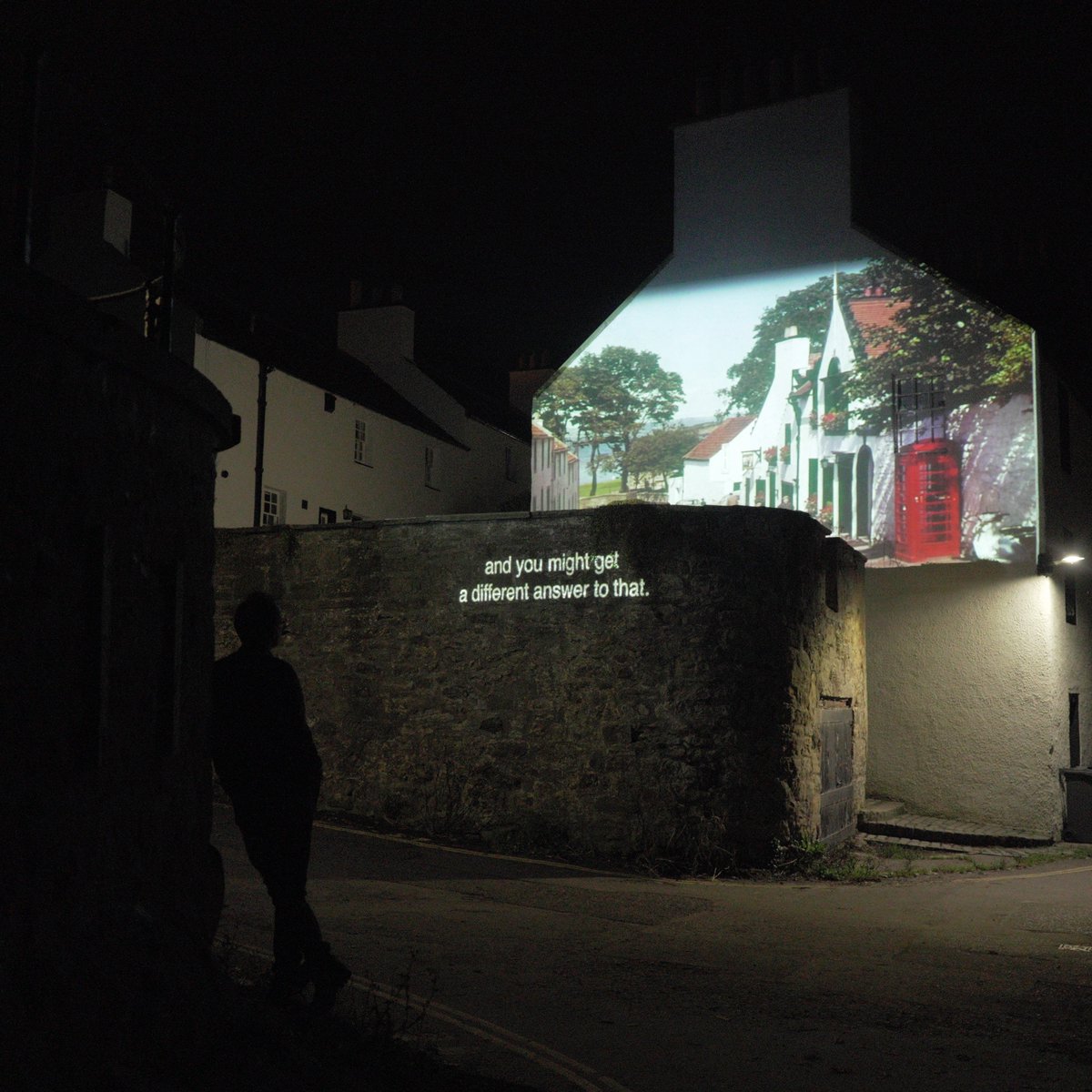 cinetopia's tweet photo. We've had an absolute blast this past weekend touring our @cinescapesuk #ReDrawingEdinburgh project across Edinburgh this time in both #Cramond and #Liberton. It's been incredible to see the film projected onto buildings so beautifully across the city thanks to @DoubleTakePro ๐ https://t.co/gaXSFzj3RA