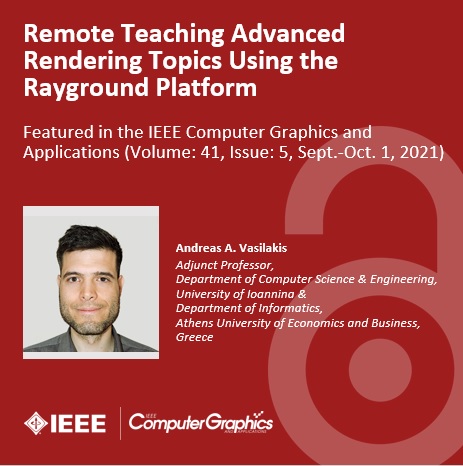 abasilak's tweet photo. New paper on @ieeecga! 😀

We demonstrate how @rayground_com can incorporate advanced instructive rendering media during online lectures as well as offer attractive student #raytracing assignments in an engaging, hands-on manner. https://t.co/0uuzD5UZ7Z