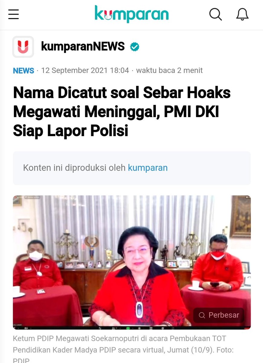 Tak mungkin ada asap kalo tidak ada api...

Hoax tindakan pengecut dan picik !!!

m.kumparan.com/kumparannews/n…