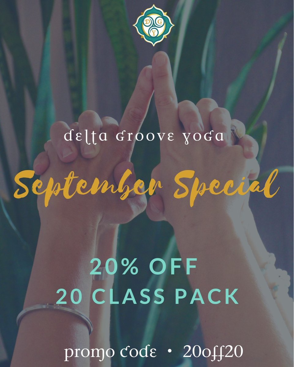 Start your week in the right state of mind by taking advantage of this great deal from <a href="/DeltaGrooveYoga/">Delta Groove Yoga</a>!
