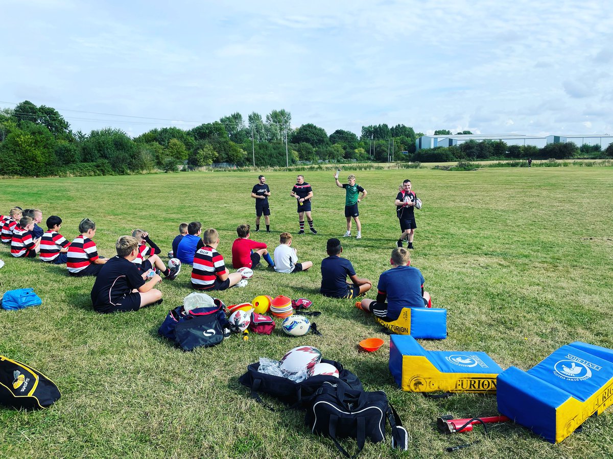 The big son has been a part of the rugby family since he was 7. First player, then ref and finally coach! Today was his last day as the Nuneaton RFC u11 coach before he leaves for uni next week. So proud of him