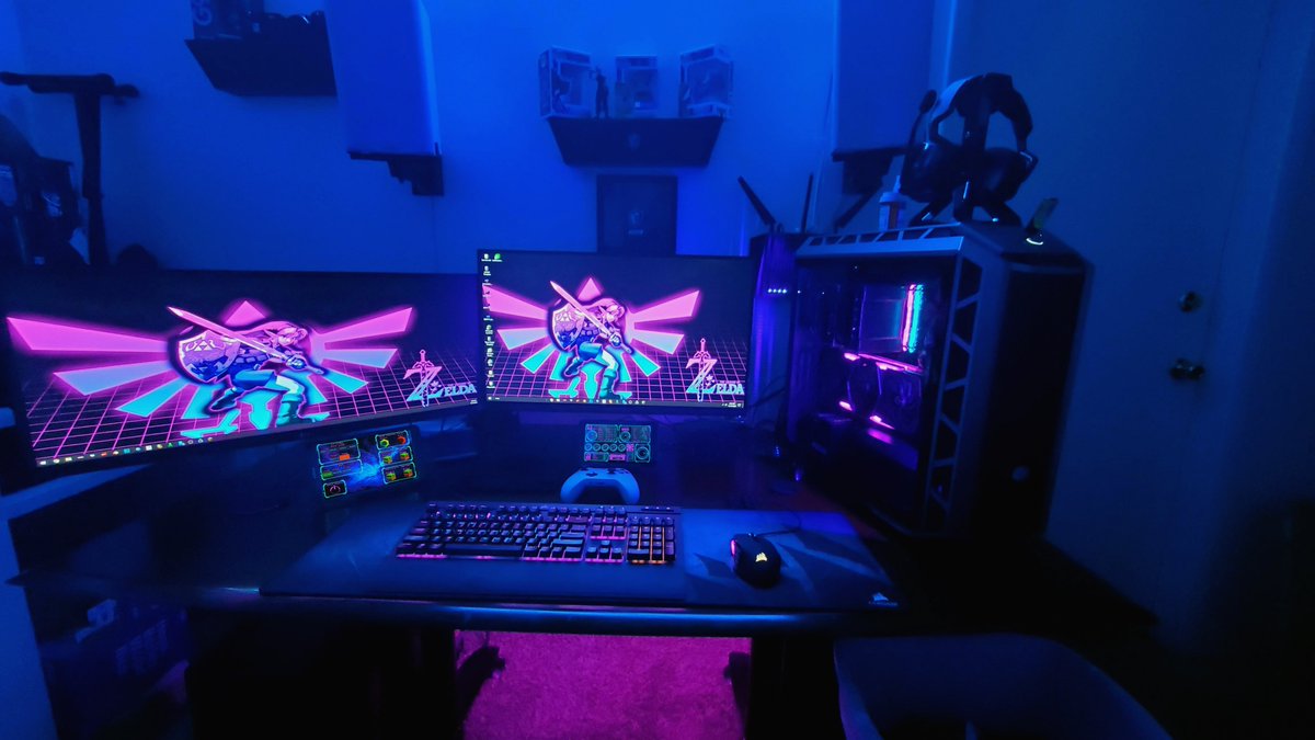 Dracconusg's tweet image. @AorusOfficial

My #AorusSetup #GamingSetup #CreatorSetup that I used to make my B550 Aorus Master vector.
Yes, you read that right.  This is NOT a picture of my B550 Aorus Master.    This is over 300 hours of work, 5000 layers, and dedication poured into a VECTOR GRAPHIC!