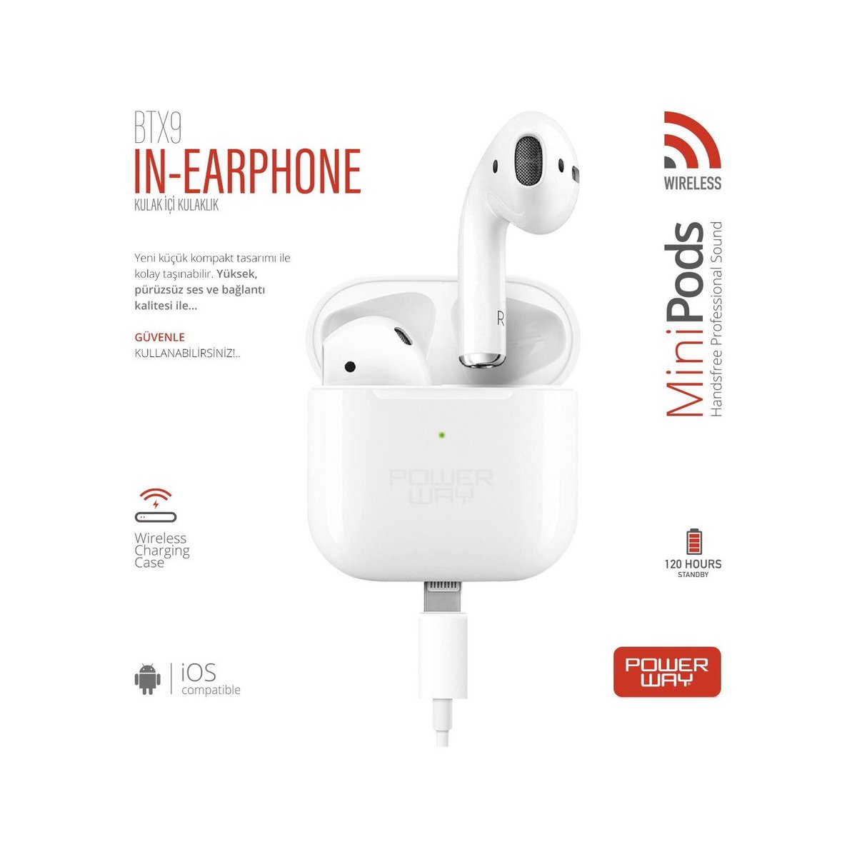 bayindirelk's tweet photo. Yeni Nesil #minipods #earpods Bluetooth kulaklık Powerway BTX9 Stoklarda ! #powerway #bayindirelektronik #kulaklık #headphones #instagram #youtube #çekiliş #kampanya #fırsat #apple #appleiphone #bluetoothkulaklık #instagood #instamood #instadaily #pazar #sunday #sundayfunday https://t.co/GH8JKdhgN3