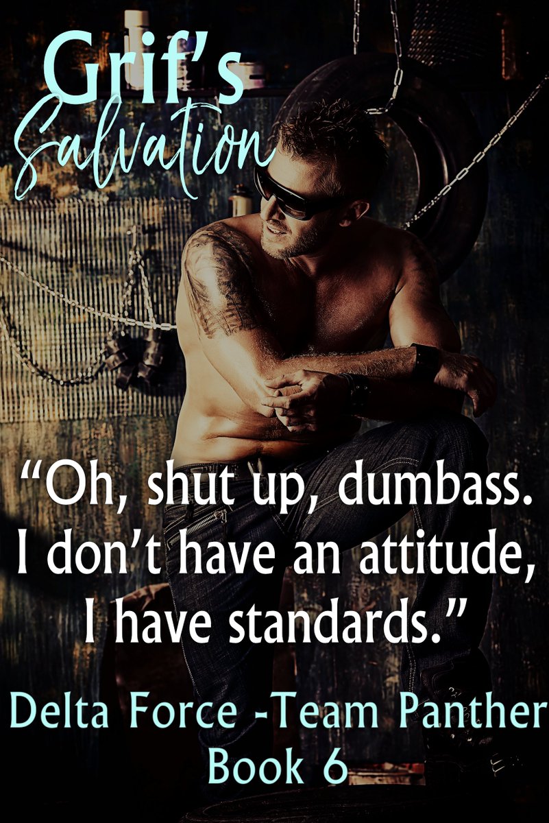 AVAILABLE IN KINDLE UNLIMITED

💣 Grif’s Salvation (Delta Force Team Panther, Book 6) books2read.com/Grifs-Salvation

#protectorromance #MMFromance #bellastoneauthor #BellaStone #AnnabellaStone #DeltaForceTeamPanther #CompletedSeries #MilitaryRomance