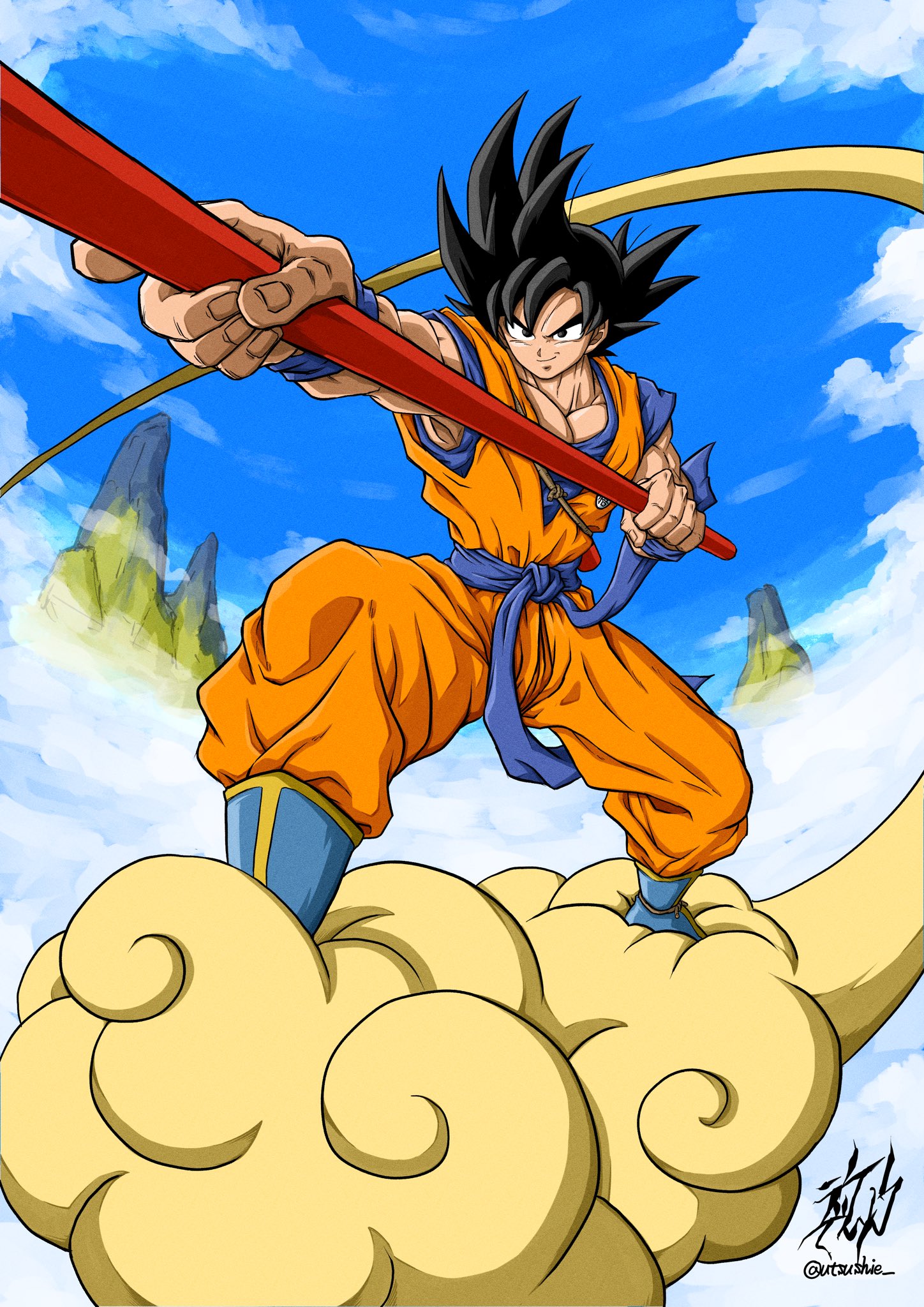 ライでいん 孫悟空 ドラゴンボール イラスト T Co 4ddz6ypsxl Twitter