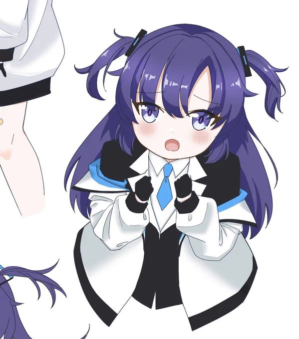ユウカ(幼女)描いてる(フリート) 
