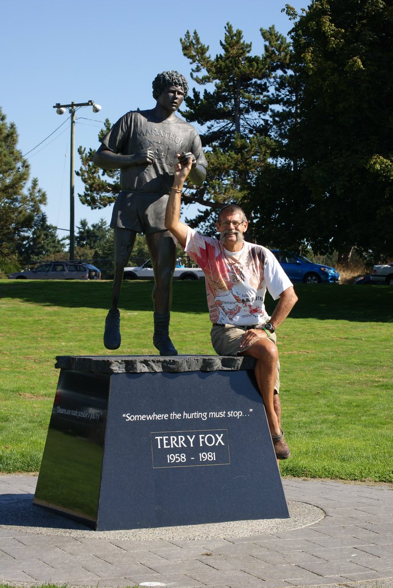 A week to go! Help me honour Terry’s words and dreams by making a donation at   terryfox.ca/wewalkforterry 
Please share.
