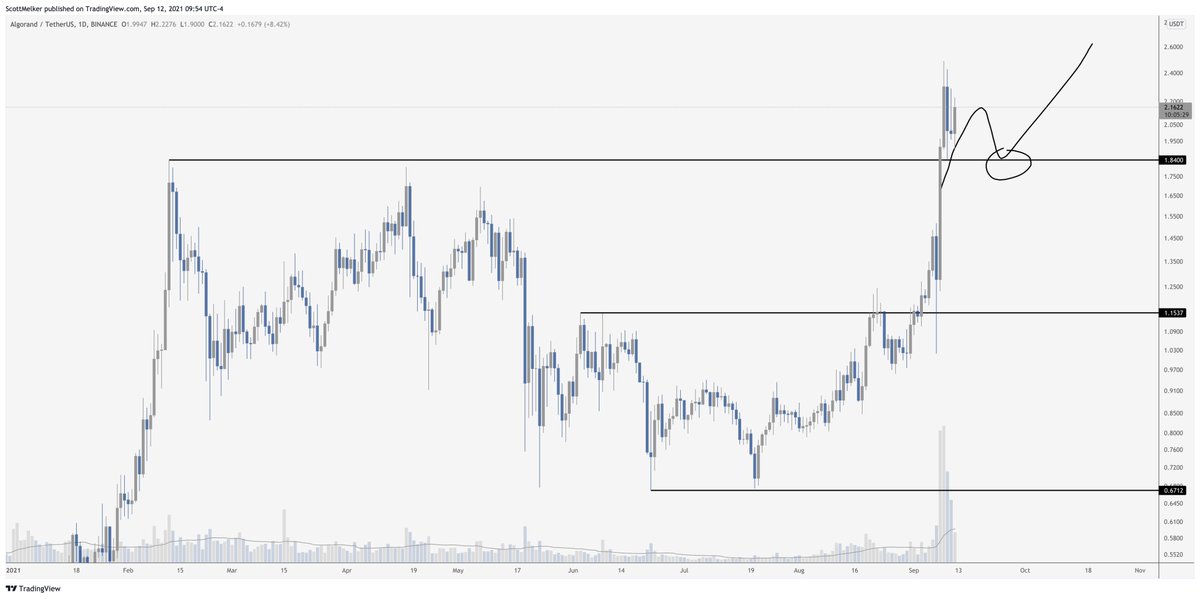 Bullish Continuation Coming for Algorand, Polygon, and Two More Altcoins, Predicts Top Crypto Analyst