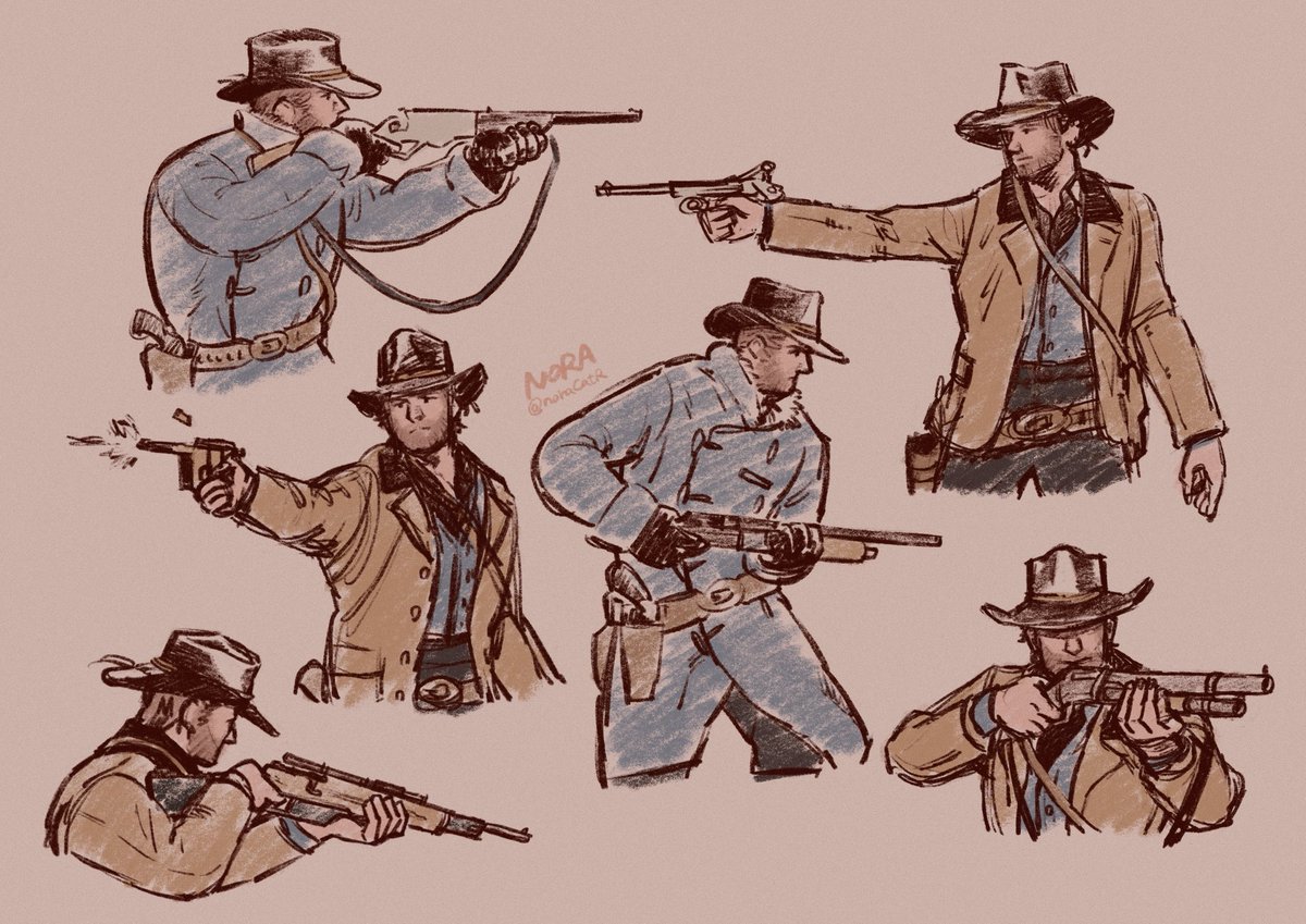 Ретвиты. sketch gunslinger. 