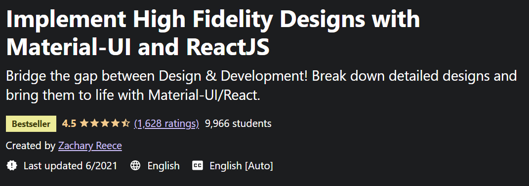 sujayvadavadagi's tweet image. So I have been planning to learn something Exciting with React JS & found out this Amazing Course on Material UI with React JS which is like designing production Grade Layouts, so today diving into it to Scale Myself UP.🥳🍾