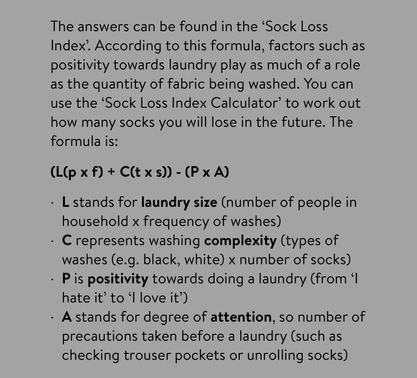 MrsVeriTea's tweet photo. Can someone please explain HOW this happens…
Every. Single. Week.
PAIRS go in - ODDS come out!
🤔 Do all washing machines perform this sorcery?
🤔 Where IS the sock black hole?
Apparently there’s #propermaths & #properscience involved! 😝🤯🤣
#SockGate #WashingMachineBlackHole https://t.co/ei6RFhcd0o