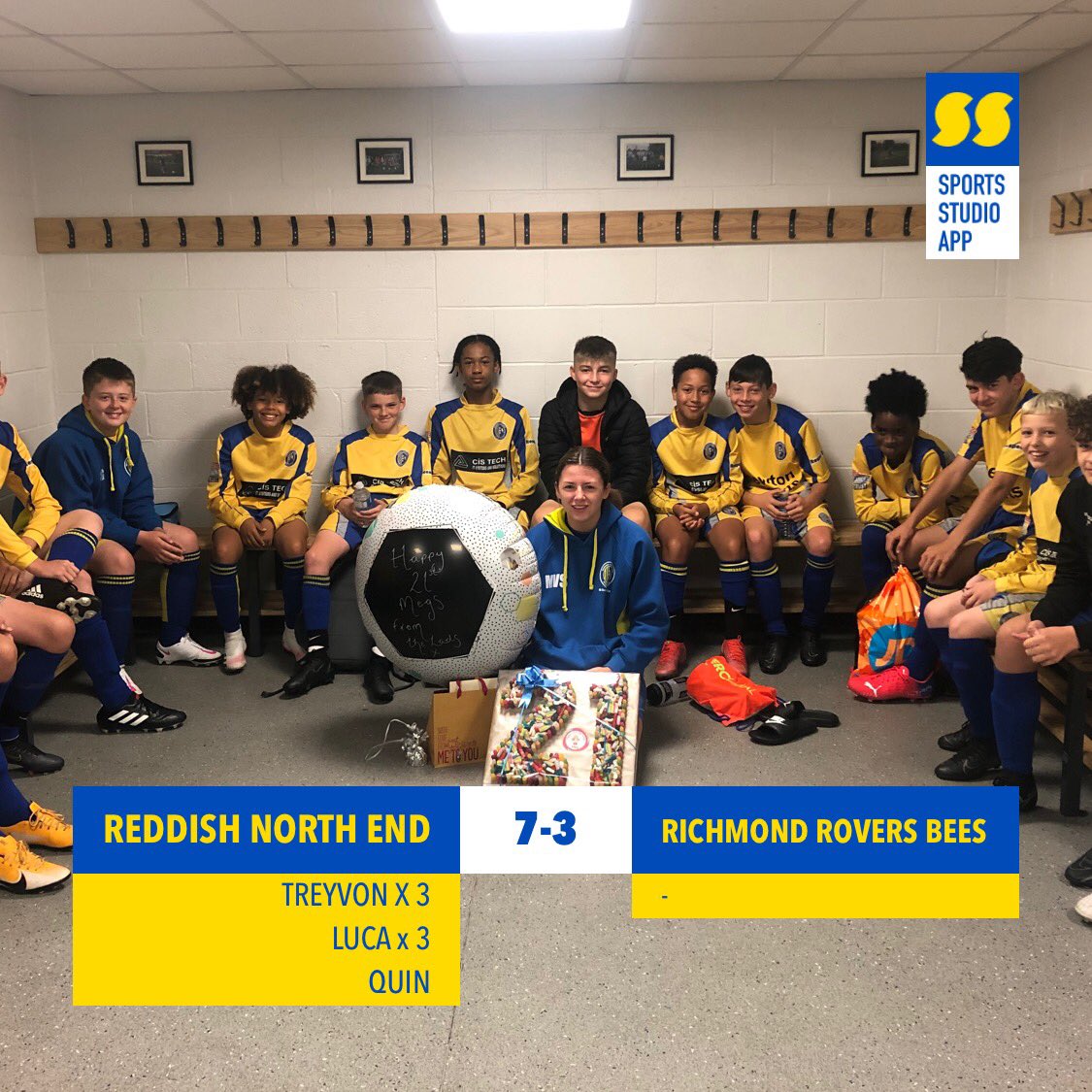 Reddish North End U13 Yellows tweet media