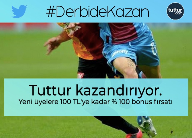 #DerbideKazan Yüz liraya kadar yüzde yüz bonus mu? Tuttur ne yapmaya çalışmaktadır ve amacı nedir?