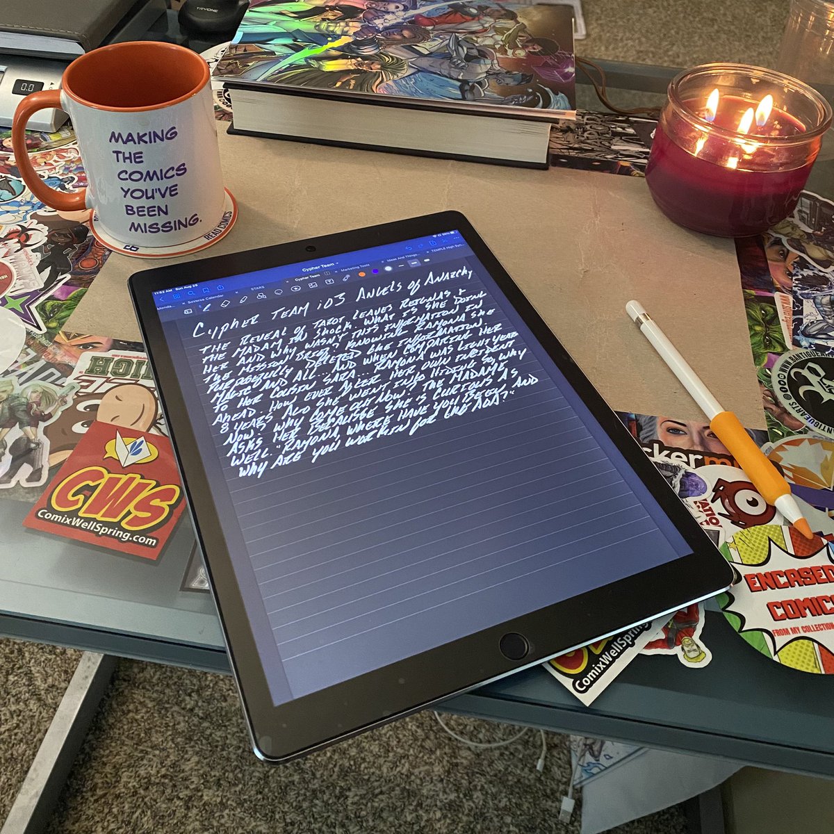 TyrWrites's tweet photo. Excuse the hieroglyphs! My hand writing is the messiest when putting my ideas out LOL. 🚀🐢
#writer #writers #WritingCommunity #writerscommunity #writerslift #comicwriter #comicbookwriter #rocketpoweredtortuga #Tyrtle https://t.co/nFK0CYhMSR