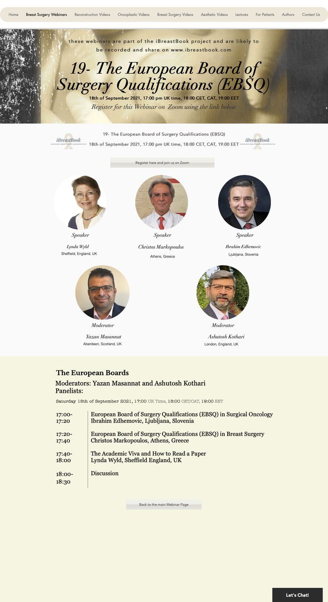 iBreastBook (@ibreastbook) on Twitter photo The next <a href="/iBreastBook/">iBreastBook</a> #Webinar is on the European Board of Breast Surgery Qualification <a href="/UEMSEurope/">UEMS Europe</a> . We have Talks covering both the #surgicaloncology & #breastsurgery exams
check the details at
ibreastbook.com/breast-surgery…
register for free at
us02web.zoom.us/webinar/regist… The next <a href="/iBreastBook/">iBreastBook</a> #Webinar is on the European Board of Breast Surgery Qualification <a href="/UEMSEurope/">UEMS Europe</a> . We have Talks covering both the #surgicaloncology & #breastsurgery exams
check the details at
ibreastbook.com/breast-surgery…
register for free at
us02web.zoom.us/webinar/regist…