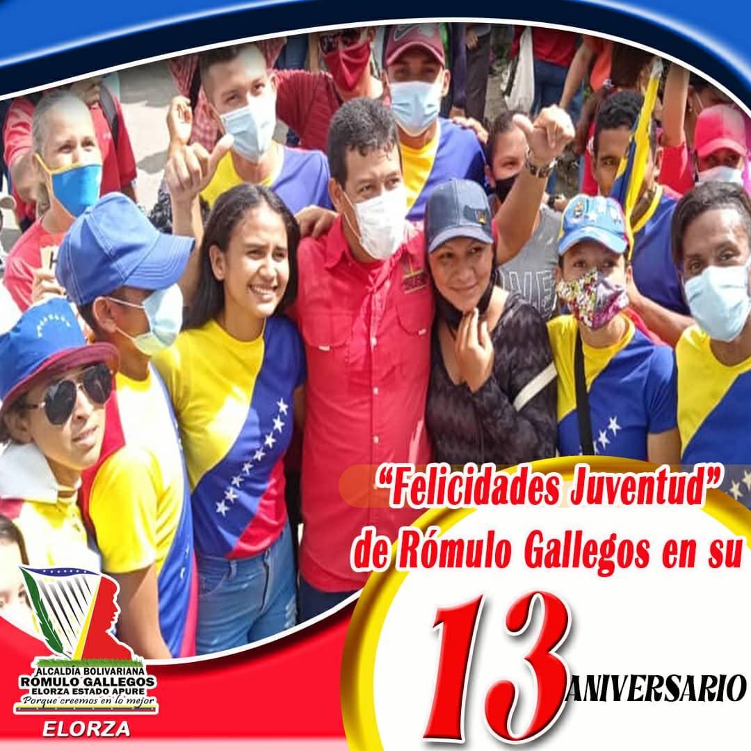 #13AniversarioJpsuv .#12 de septiembre del 2008,dónde nació la JPSUV.  ¡FELICIDADES EN SU ANIVERSARIO! #juventudherioca #RomuloGallegos #Elorza #Apure
@NicolasMaduro 
@Jpsuv_Apure 
@RgPsuv 
@dcabellor 
@EnmitaPsuv 
@SolfredissPSUV