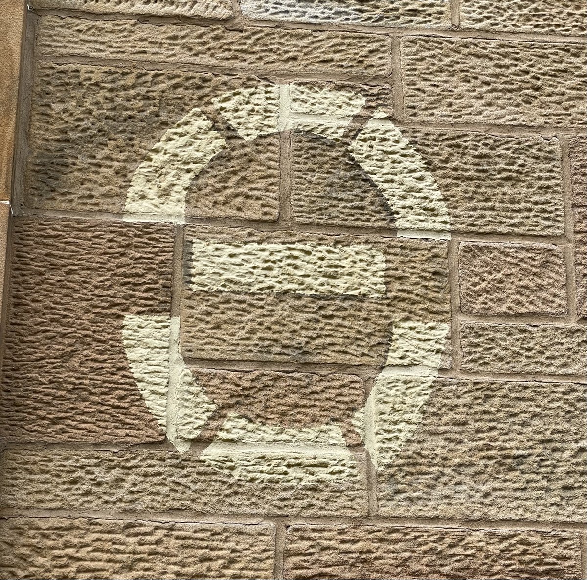 Quiz time. Who knows what this symbol means painted on the outside of our building? #funquiz #fustforfun #symbol #thewesternbaths