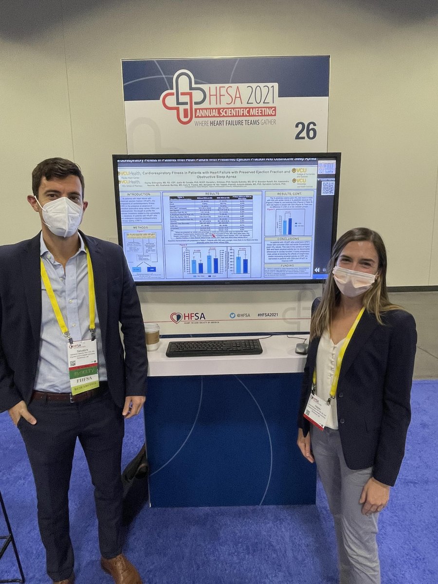 VCU Dept of Kinesiology and Health Sciences (@vcukhs) on Twitter photo @hbillingsleyRD and <a href="/totocarbone/">Salvatore Carbone, PhD, RDN, FHFSA, FASPEN</a> representing <a href="/VCUresearch/">VCU Research</a> at #HFSA2021 in Denver this weekend! Proud of their multidisciplinary work with <a href="/VCUHealthHeart/">VCU Health Pauley Heart Center</a>, <a href="/VCUPharmacy/">VCU School of Pharmacy</a>, and <a href="/VCUCHS/">VCU College of Humanities and Sciences</a> that focuses on optimizing health in patients with heart failure. <a href="/HFSA/">HFSA</a> @hbillingsleyRD and <a href="/totocarbone/">Salvatore Carbone, PhD, RDN, FHFSA, FASPEN</a> representing <a href="/VCUresearch/">VCU Research</a> at #HFSA2021 in Denver this weekend! Proud of their multidisciplinary work with <a href="/VCUHealthHeart/">VCU Health Pauley Heart Center</a>, <a href="/VCUPharmacy/">VCU School of Pharmacy</a>, and <a href="/VCUCHS/">VCU College of Humanities and Sciences</a> that focuses on optimizing health in patients with heart failure. <a href="/HFSA/">HFSA</a>