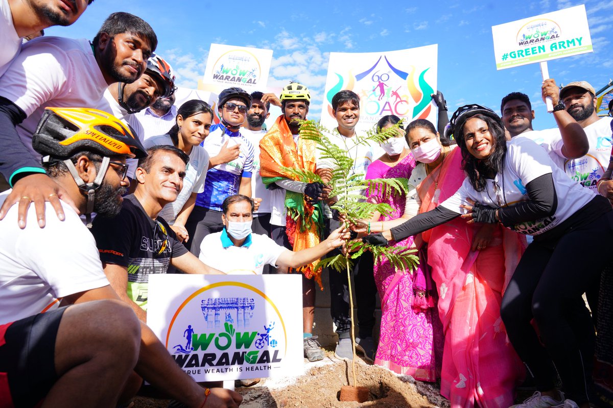 WoWarangal's tweet photo. Successfully completed the plantation drive which is dedicated to @ranjith_on 

A billion thanks to the team of @MC_GWMC @NoacWarangal @cpwrl  for the great support

Thanks each and every rider for the participantion.

#MC_GWMC #NOACWARANGAL #green #Tree #plants #Telangana #India https://t.co/aT5ep6iHKR