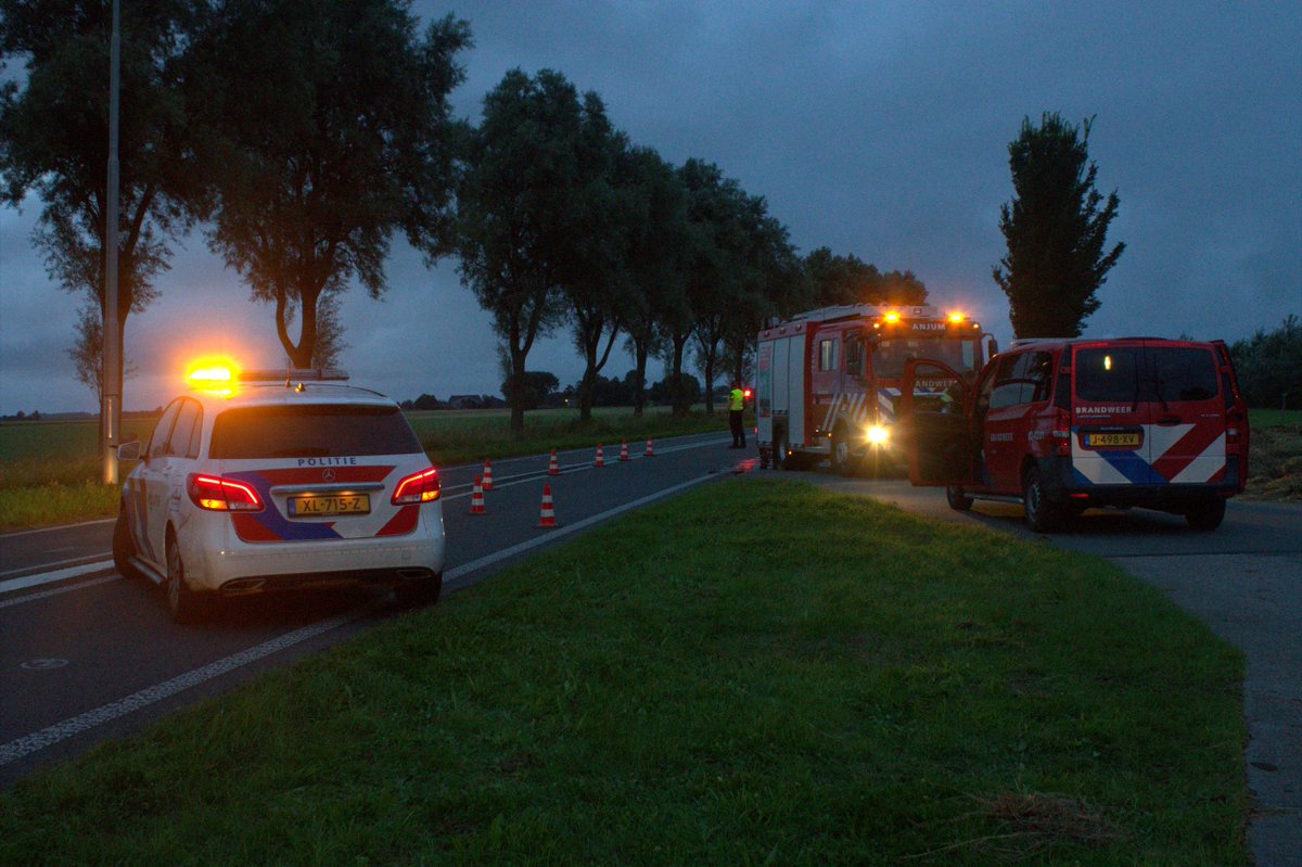 Brandweer Anjum tot drie keer toe ingezet voor zelfde brand