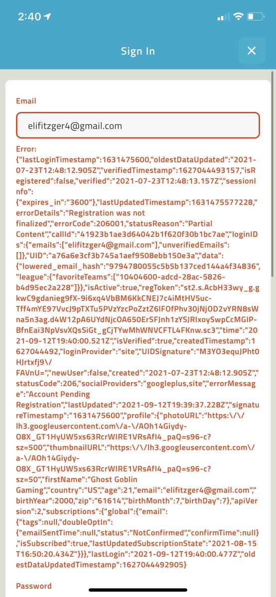 EliFitzgerald17's tweet photo. @NFLFantasy What is going on with your stupid app. Fix it https://t.co/3q3iDksKF1
