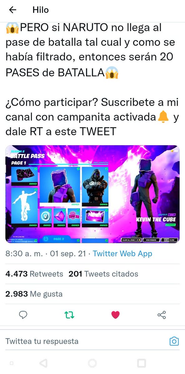 SebasytT's tweet photo. @EnderHeaven Participó❤
Usando el mejor Código: VICHOTA777 en la tienda😎😎🤑. 
ID: DKS_Galaxy 
Plataforma: Ps4 https://t.co/VOqC2Pp51f