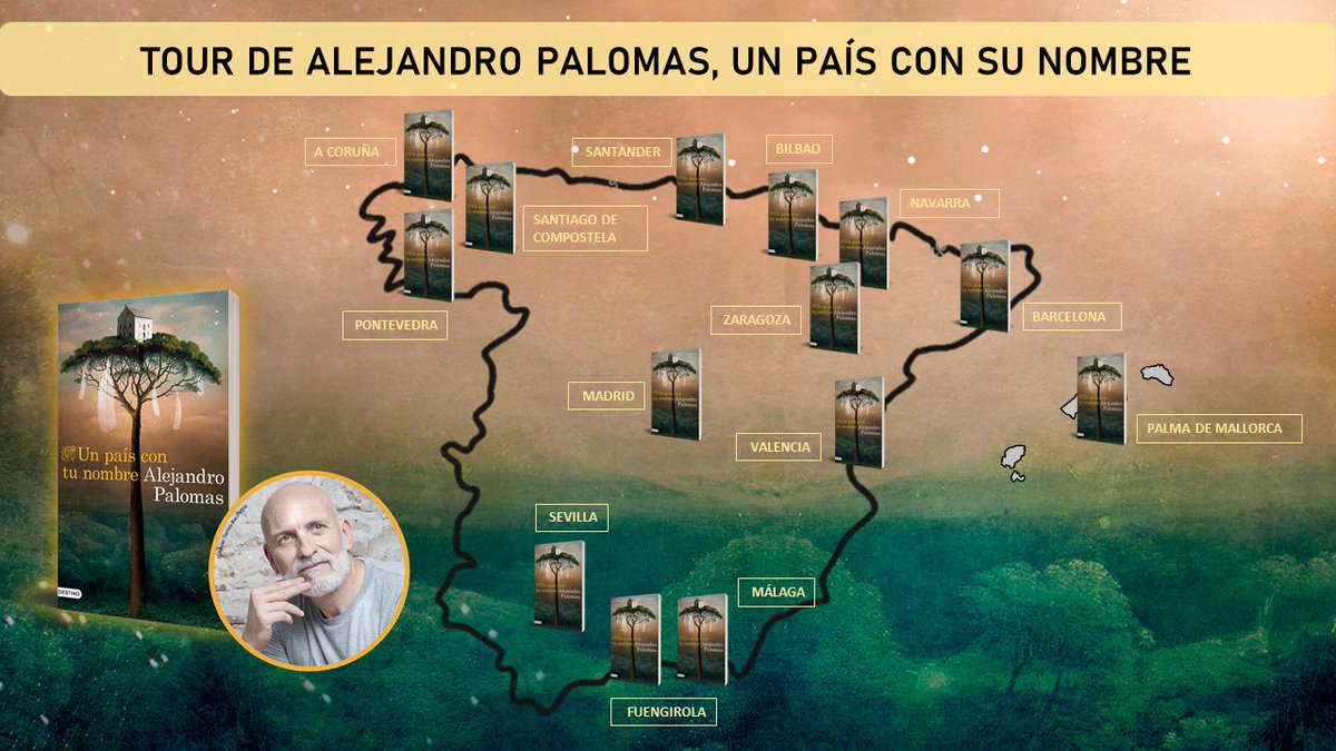 Alejandro Palomas (@palomas_alejand) on Twitter photo EMPIEZA EL TOUR
Esto es solo el principio. Añadid desde ya: Mairena, Cartagena, Teruel, Logroño... y sigue...
Nos vemos en nada...
<a href="/EdDestino/">Ediciones Destino</a> #unpaiscontunombre EMPIEZA EL TOUR
Esto es solo el principio. Añadid desde ya: Mairena, Cartagena, Teruel, Logroño... y sigue...
Nos vemos en nada...
<a href="/EdDestino/">Ediciones Destino</a> #unpaiscontunombre