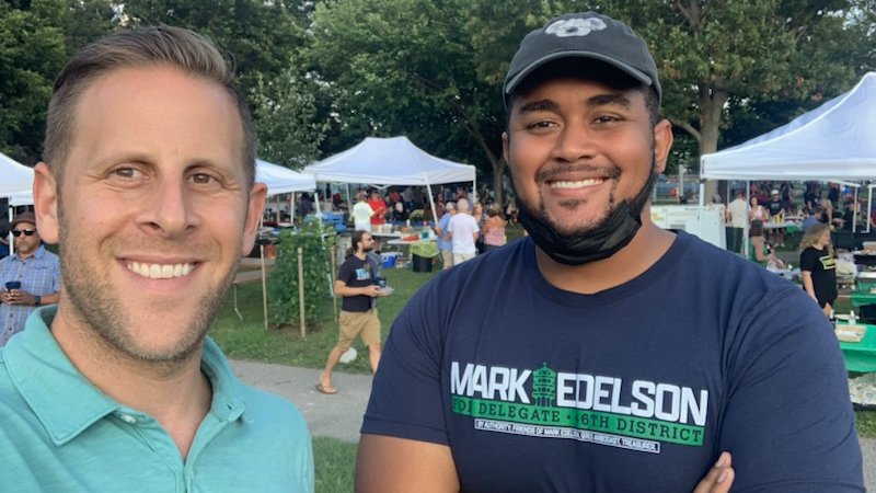 ElectEdelson's tweet photo. An action packed weekend! We got #spooky in #Pigtown discussing public safety and transit issues. We toured businesses on #EasternAve and put a few signs up. We stopped by the #LocustPoint Community Festival. And today, we're knocking doors in #Lakeland! https://t.co/WRMTYYM0bc