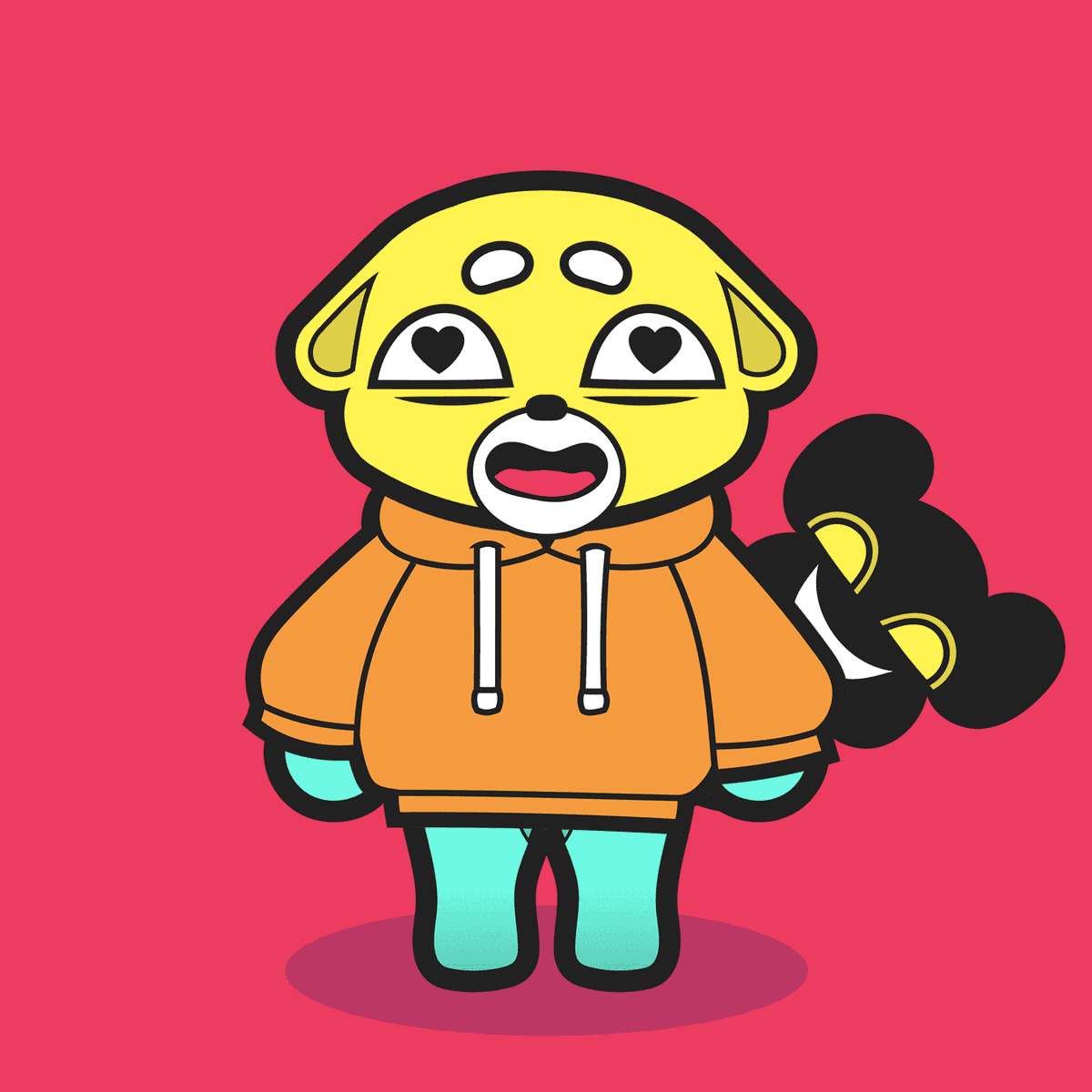 Shitty_Animals's tweet photo. Introducing Shitty Animal #369 - infatuated SA Citizen with Yellow Ghost 
#Rarity - Common

Mint your #ShittyAnimals #NFTs today at https://t.co/U30ub13Rwr 
#love #BlockchainGaming #Blockchain #bitcoin #ethereum #eth #OpenSeaNFT https://t.co/xXlTkqfn5Q