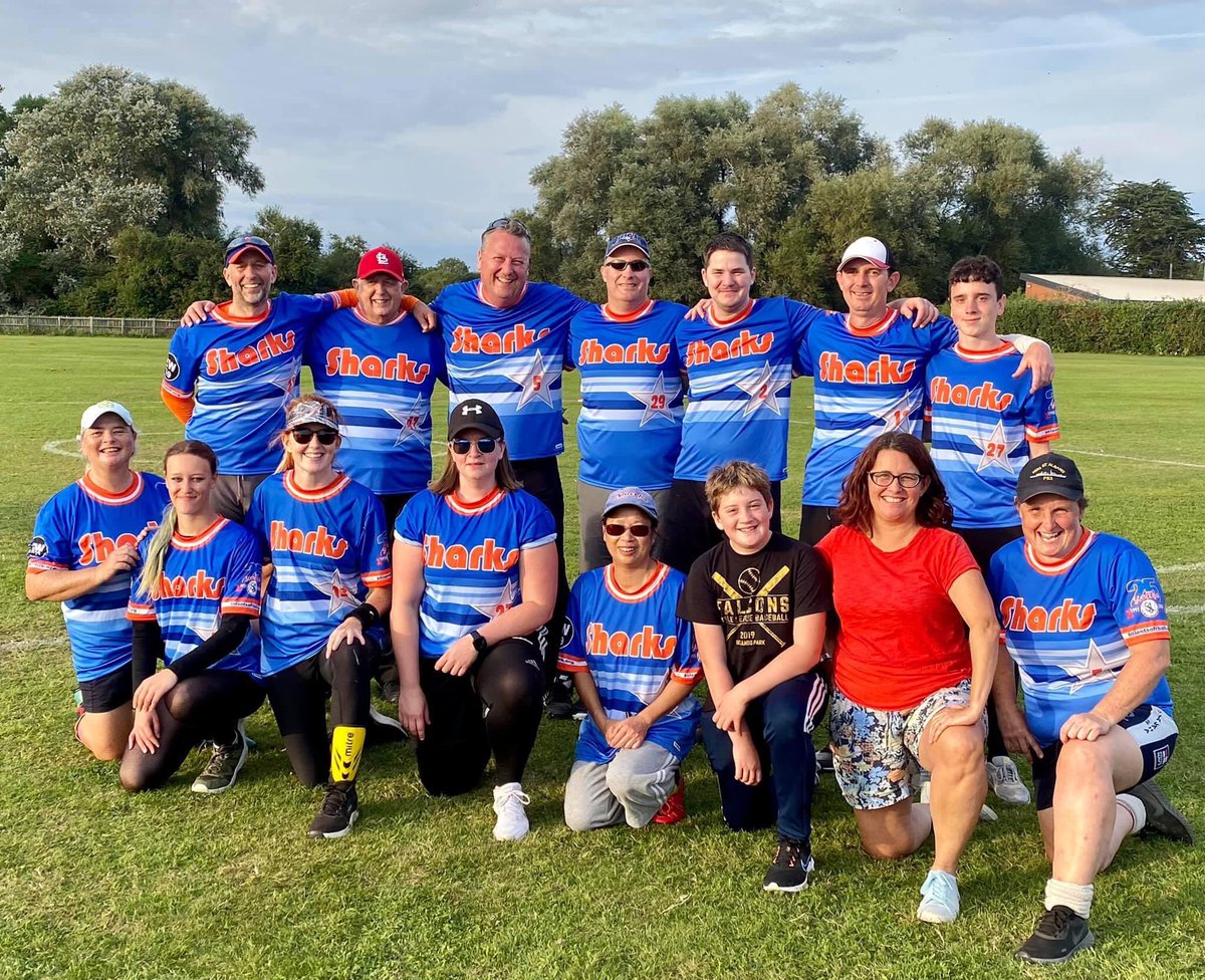 Ladies &amp; Gentlemen. I give you SSL Lastball tournament winners. The Southsea SHARKS🎉🦈💙🧡🥎 #solentsoftballleague #baseballsoftballUK