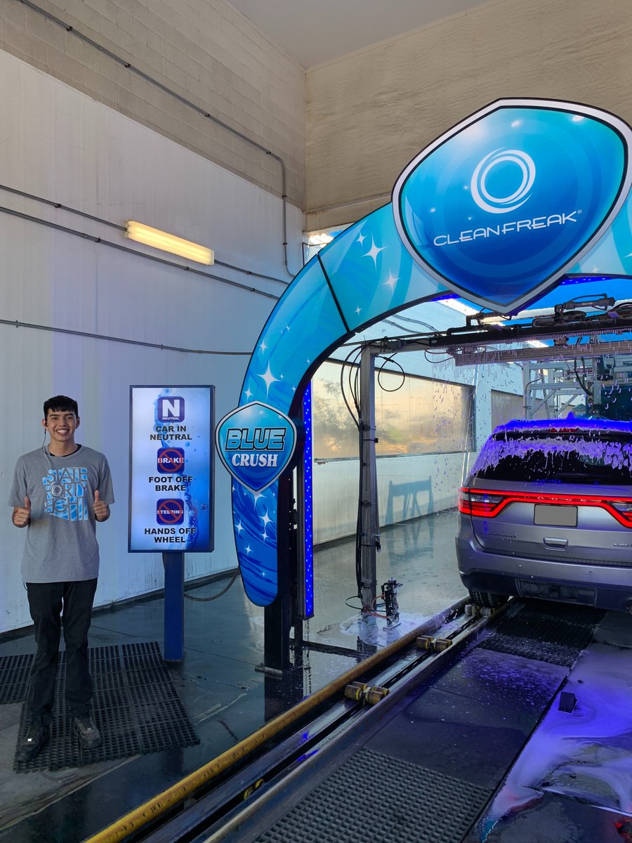 Due for a car wash? We got you covered. #cleanfreakcarwash #carwash #cleancars #carwashweekends