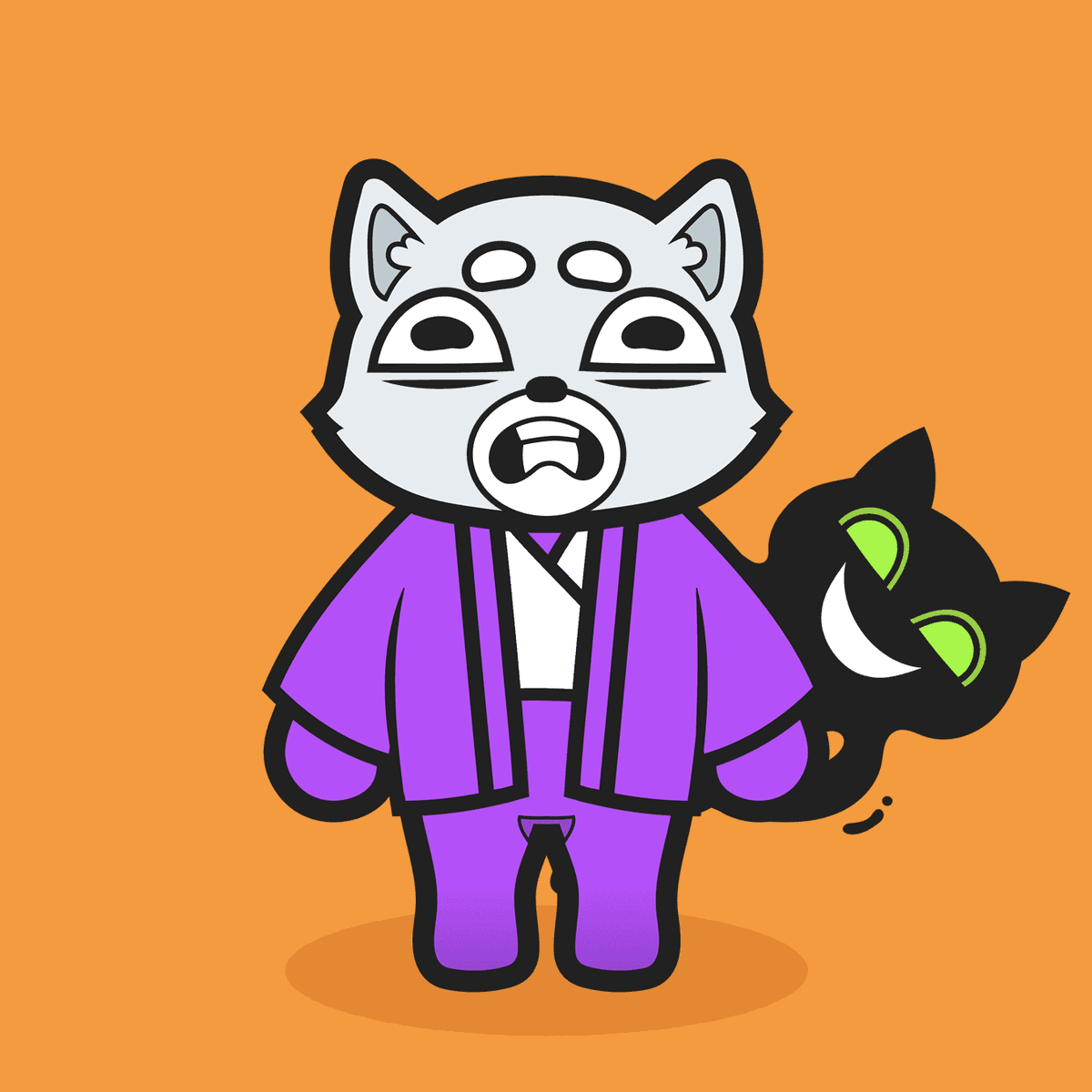 Shitty_Animals's tweet photo. Introducing Shitty Animal #359 - Really Scared SA Citizen with Green ghost
#Rarity - Common

Mint your #ShittyAnimals #NFTs today at https://t.co/U30ub1lsV1 
#fear #GhostAdventures #cat #nftcollector #nftart https://t.co/BerEofIehV