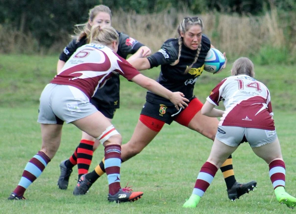 GorseinonRFC's tweet photo. Former @GorseinonRFC Ladies @kimbaggg &amp; @lucygwytherrr in action for @WSHawksLadies against @lampeter_ladies today @bontrfc https://t.co/ATimc4629S