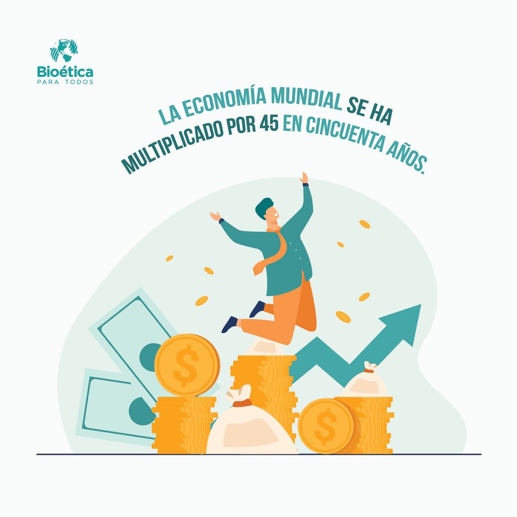 El promedio de  ingreso por persona casi se ha triplicado desde 1960. ¡Cientos de millones de personas han salido de la pobreza!